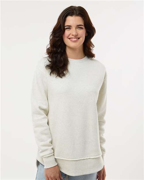 LAT 3525 Women's Weekend Crewneck Sweatshirt - Front view