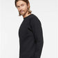 LAT 6925 Unisex Elevated Fleece Crewneck Sweatshirt - Side view
