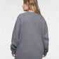 LAT 6925 Unisex Elevated Fleece Crewneck Sweatshirt - Back view