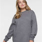 LAT 6925 Unisex Elevated Fleece Crewneck Sweatshirt - Front view