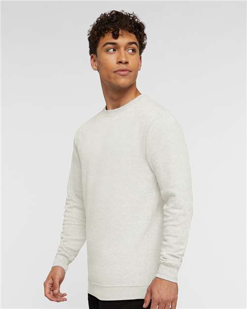 LAT 6925 Unisex Elevated Fleece Crewneck Sweatshirt - Side view