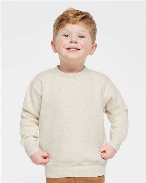 Rabbit Skins 3317 Toddler Fleece Crewneck Sweatshirt - Front view