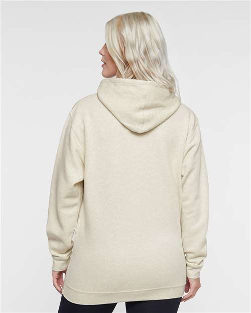 LAT 6926 Unisex Elevated Fleece Hoodie Sweatshirt - Back view