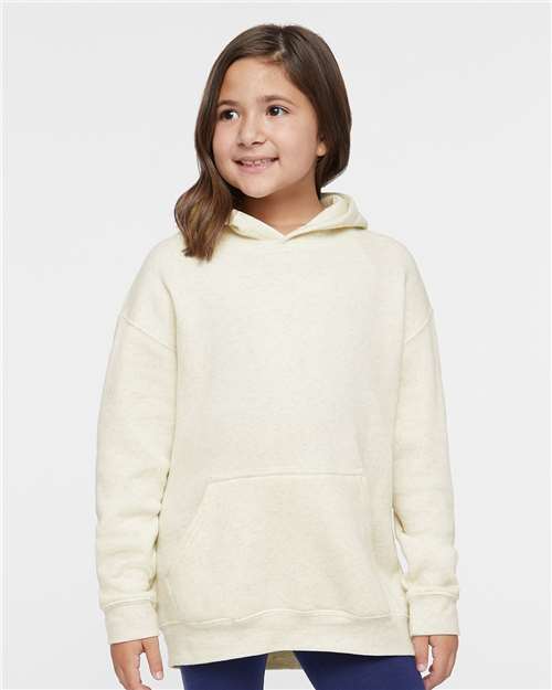 LAT 2296 Youth Hoodie Sweatshirt - Front view