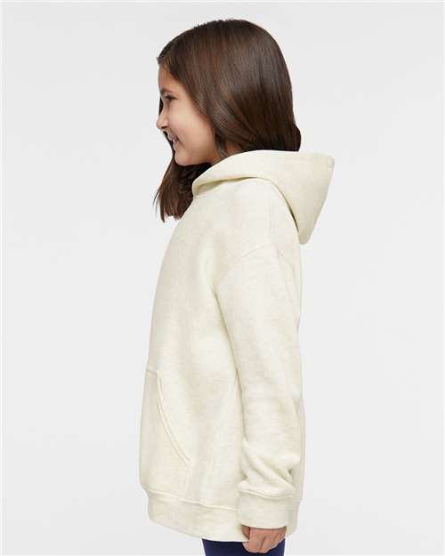 LAT 2296 Youth Hoodie Sweatshirt - Side view
