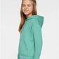 LAT 2296 Youth Hoodie Sweatshirt - Side view