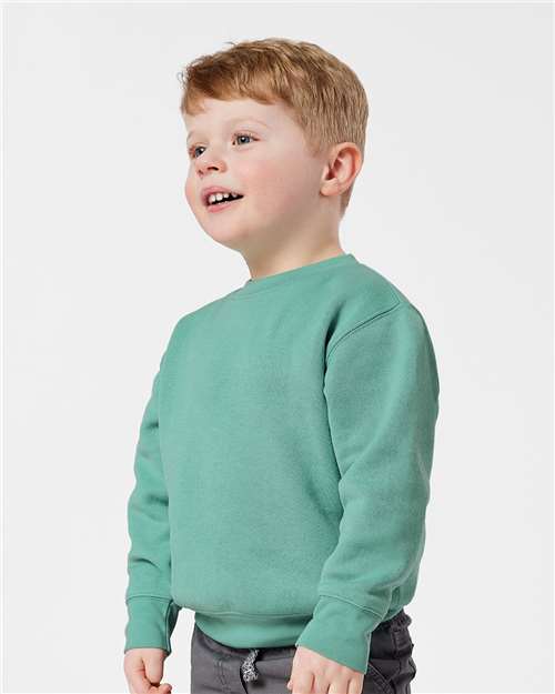 Rabbit Skins 3317 Toddler Fleece Crewneck Sweatshirt - Side view