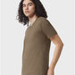 American Apparel 2006CVC Unisex CVC V-Neck Tee - Side view