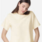 American Apparel 102 Women's Fine Jersey Mid-Length Boxy Tee - Front view