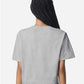 American Apparel 102 Women's Fine Jersey Mid-Length Boxy Tee - Back view