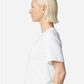 American Apparel 102 Women's Fine Jersey Mid-Length Boxy Tee - Side view