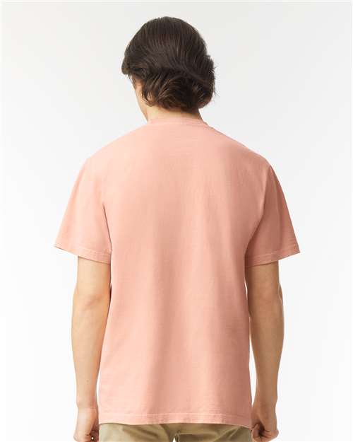 Comfort Colors 1717 Unisex Garment-Dyed Heavyweight T-Shirt - Back view