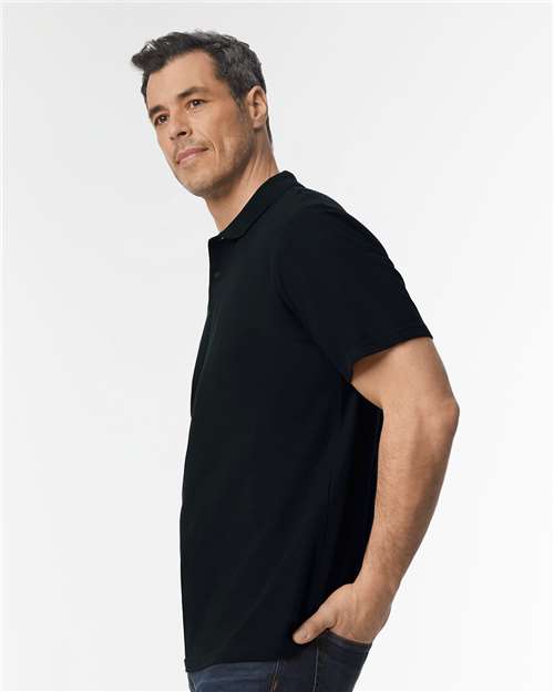 Gildan 64800 Unisex Softstyle? Pique Polo - Side view