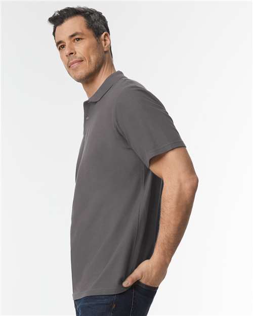 Gildan 64800 Unisex Softstyle? Pique Polo - Side view