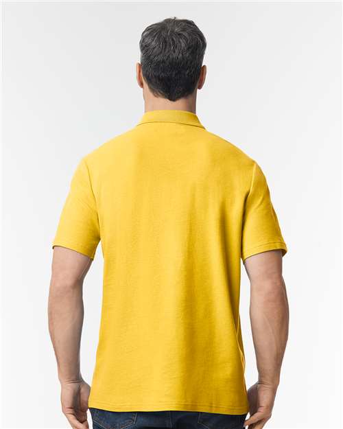 Gildan 64800 Unisex Softstyle? Pique Polo - Back view