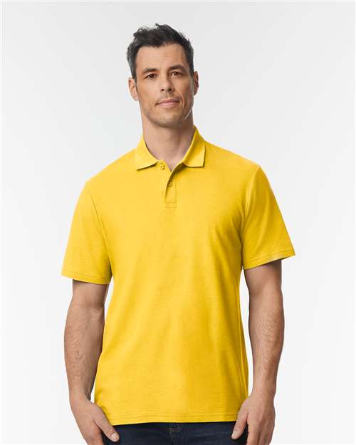 Gildan 64800 Unisex Softstyle? Pique Polo - Front view