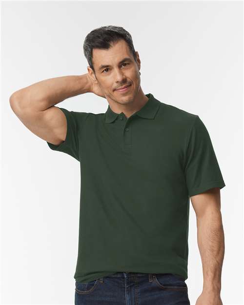 Gildan 64800 Unisex Softstyle? Pique Polo - Front view