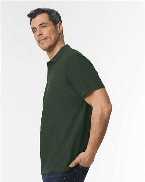 Gildan 64800 Unisex Softstyle? Pique Polo - Side view