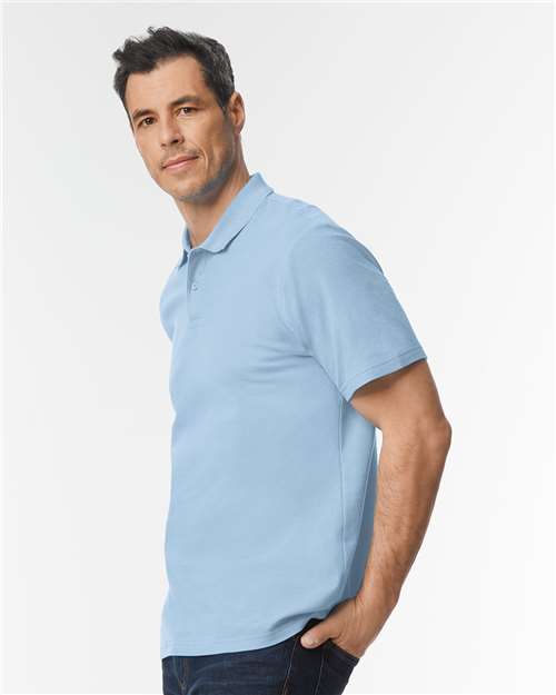 Gildan 64800 Unisex Softstyle? Pique Polo - Side view
