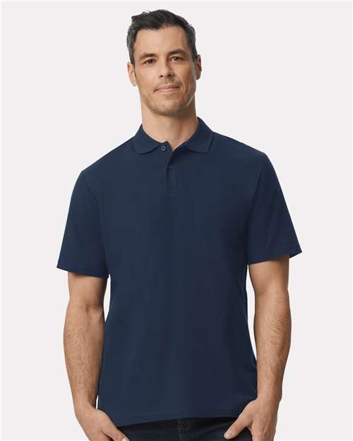 Gildan 64800 Unisex Softstyle? Pique Polo - Front view
