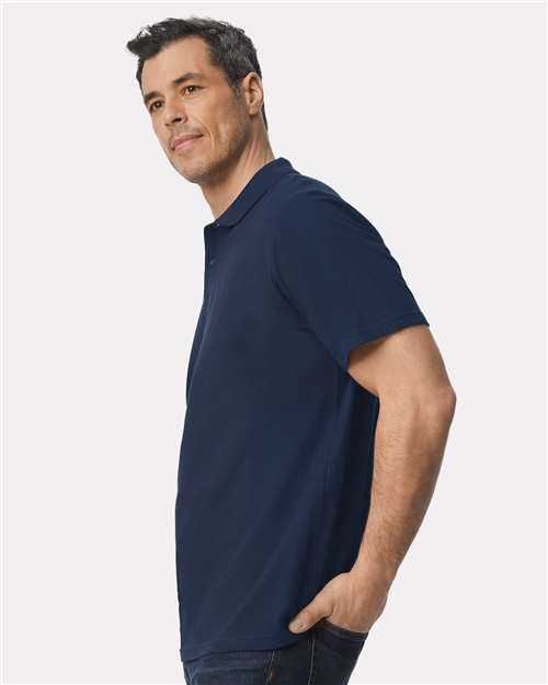 Gildan 64800 Unisex Softstyle? Pique Polo - Side view