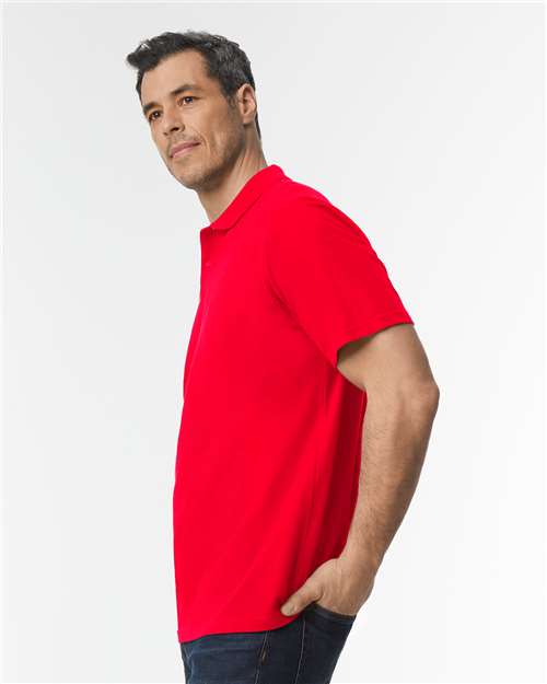 Gildan 64800 Unisex Softstyle? Pique Polo - Side view