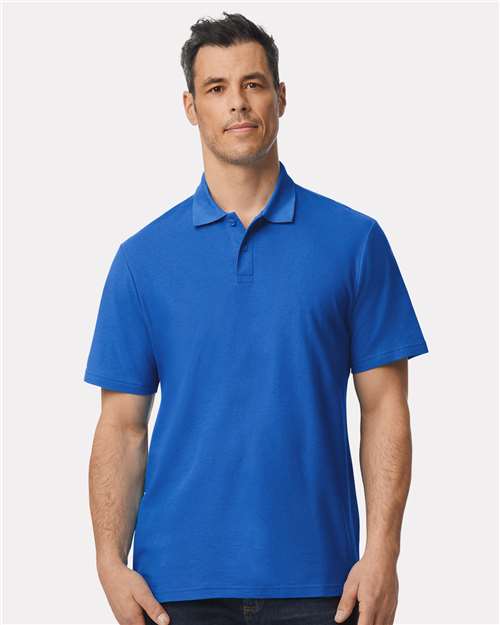 Gildan 64800 Unisex Softstyle? Pique Polo - Front view