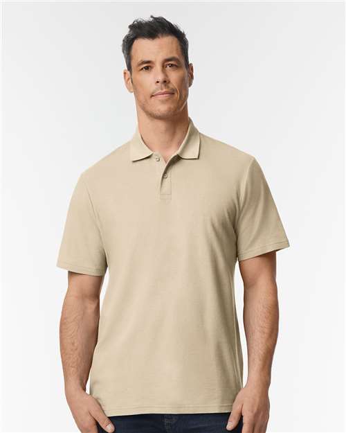 Gildan 64800 Unisex Softstyle? Pique Polo - Front view