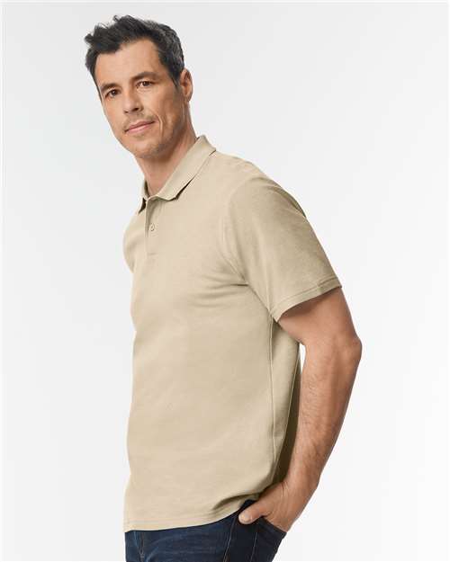 Gildan 64800 Unisex Softstyle? Pique Polo - Side view