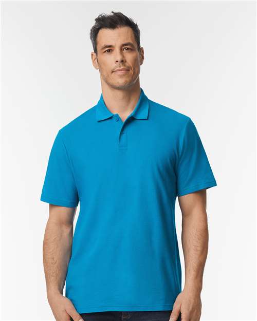 Gildan 64800 Unisex Softstyle? Pique Polo - Front view