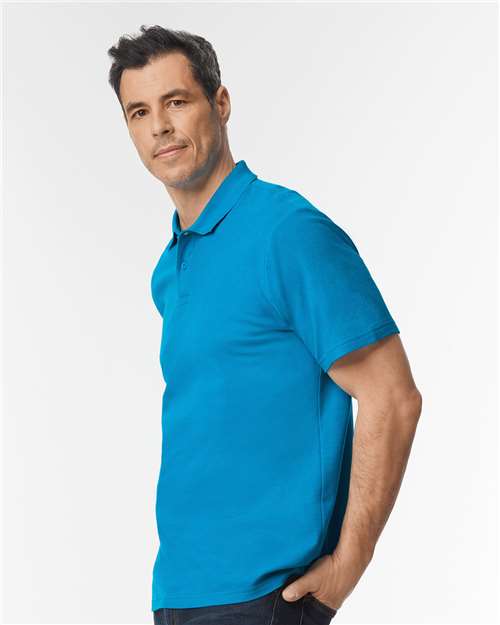 Gildan 64800 Unisex Softstyle? Pique Polo - Side view