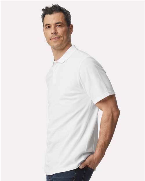 Gildan 64800 Unisex Softstyle? Pique Polo - Side view