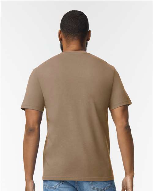 Gildan 65000 Unisex Softstyle? Midweight T-Shirt - Back view