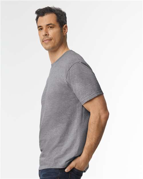 Gildan 65000 Unisex Softstyle? Midweight T-Shirt - Side view