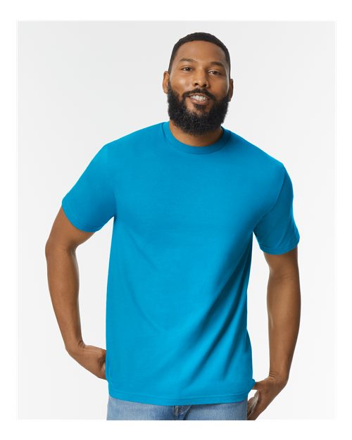 Gildan 65000 Unisex Softstyle? Midweight T-Shirt - Front view
