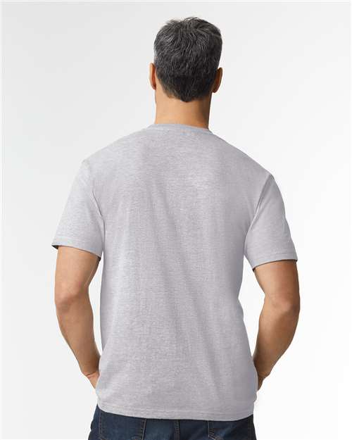 Gildan 65000 Unisex Softstyle? Midweight T-Shirt - Back view