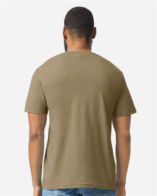 Gildan 64000CVC Unisex Softstyle? CVC T-Shirt - Back view