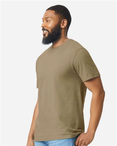 Gildan 64000CVC Unisex Softstyle? CVC T-Shirt - Side view