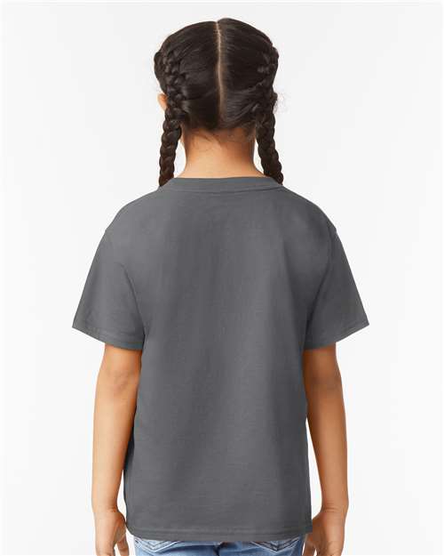 Gildan 64000B Youth Softstyle? T-Shirt - Back view