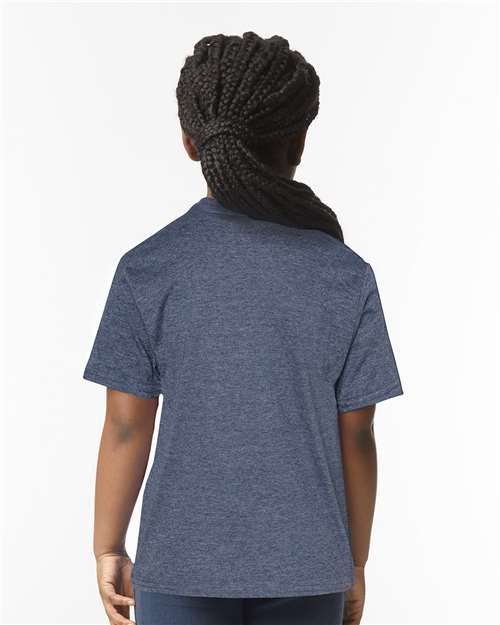 Gildan 64000B Youth Softstyle? T-Shirt - Back view