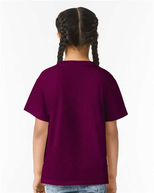 Gildan 64000B Youth Softstyle? T-Shirt - Back view