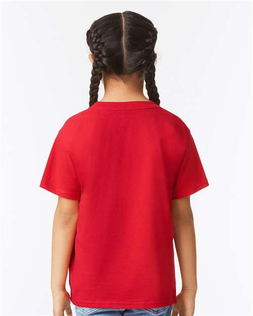 Gildan 64000B Youth Softstyle? T-Shirt - Back view