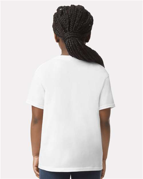 Gildan 64000B Youth Softstyle? T-Shirt - Back view