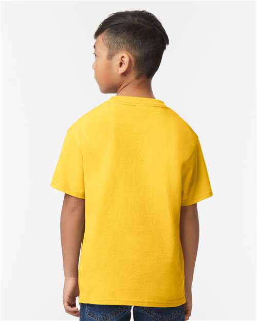Gildan 65000B Youth Softstyle? Midweight T-Shirt - Back view