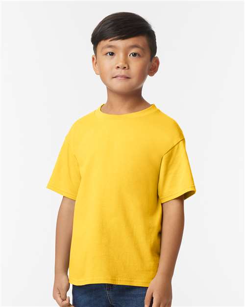 Gildan 65000B Youth Softstyle? Midweight T-Shirt - Front view
