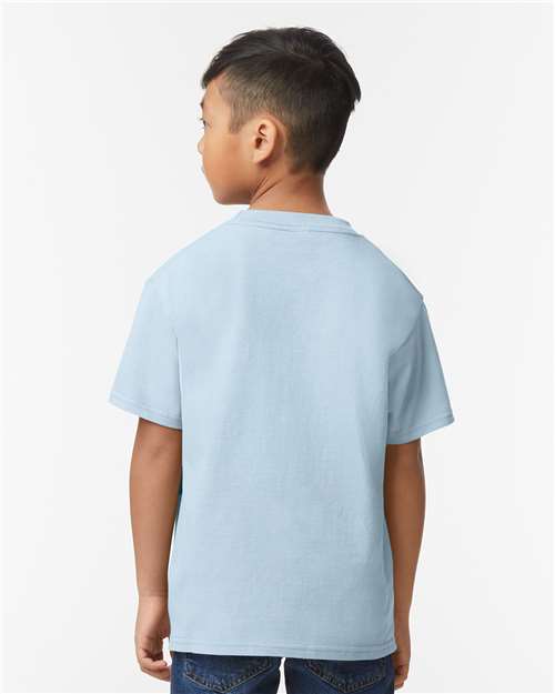 Gildan 65000B Youth Softstyle? Midweight T-Shirt - Back view