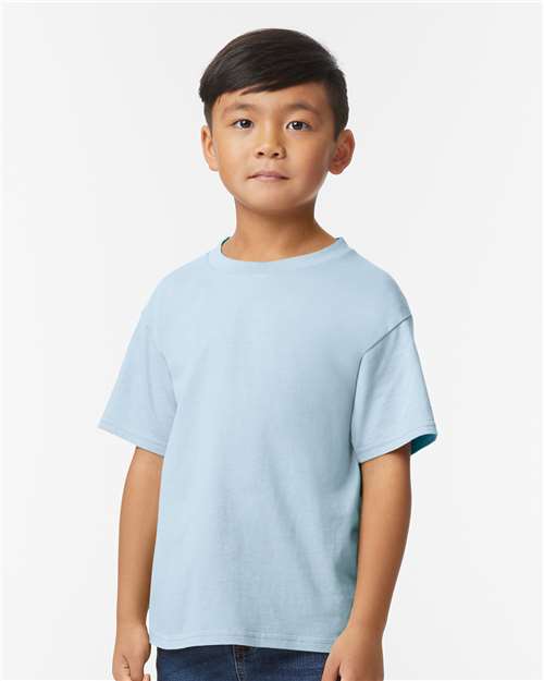 Gildan 65000B Youth Softstyle? Midweight T-Shirt - Front view
