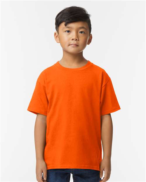 Gildan 65000B Youth Softstyle? Midweight T-Shirt - Front view