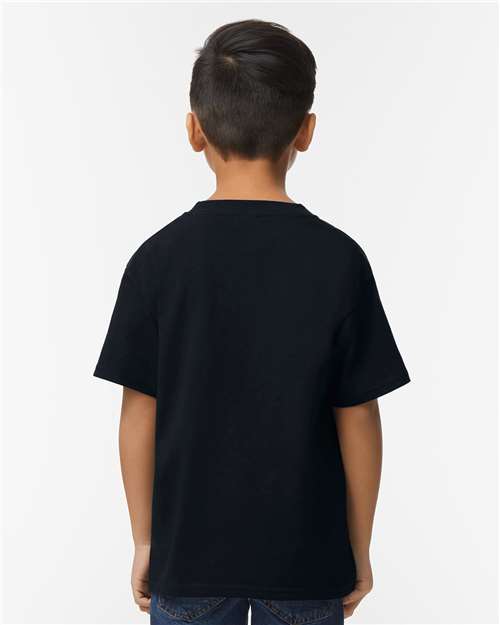 Gildan 65000B Youth Softstyle? Midweight T-Shirt - Back view