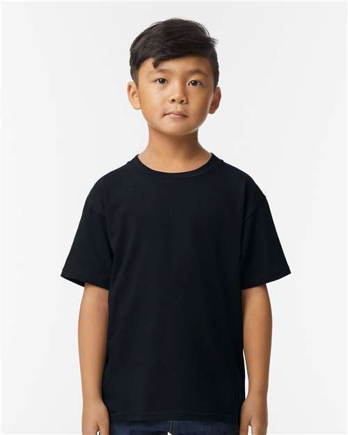 Gildan 65000B Youth Softstyle? Midweight T-Shirt - Front view
